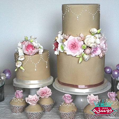 کیک فوندانت عروسی