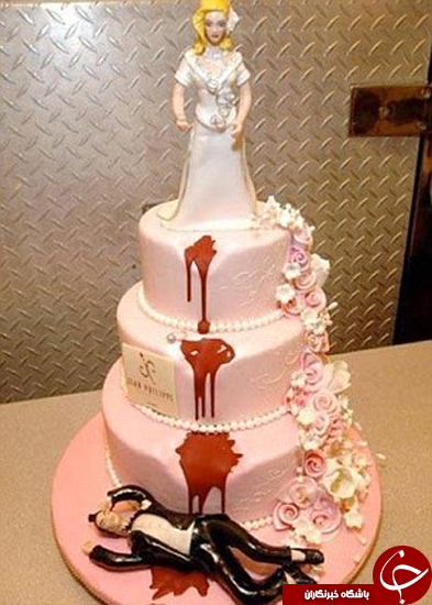 کیک عروسی یک طبقه ، دوطبقه ، سه طبقه