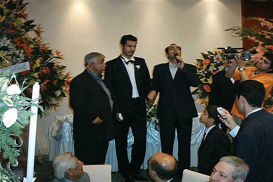 عروسی علی دایی در تالارپذیرایی شمال تهران