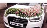 اجاره ماشین عروس آئودی و تزیین با گل