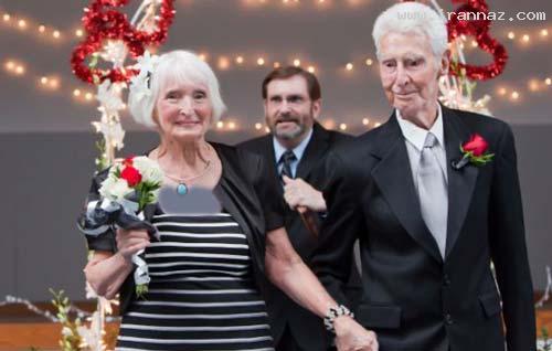 ازدواج عروس داماد پس از 28 سال زندگی مشترک