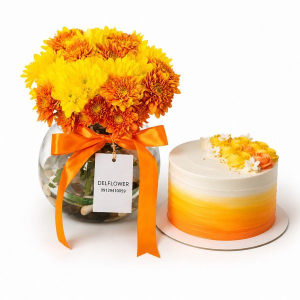گل و کیک برای تولد بچه (فانتزی)