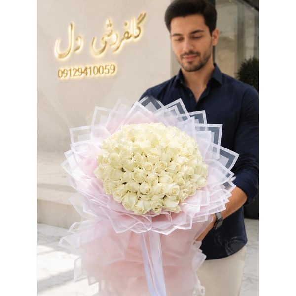 ارسال فوری باکس گل تولد دوست به باقرشهر | خرید آنلاین باکس گل تولد